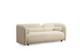 Atelier Del Sofa Victoria Bouclette - Sofá de 2 plazas Crema